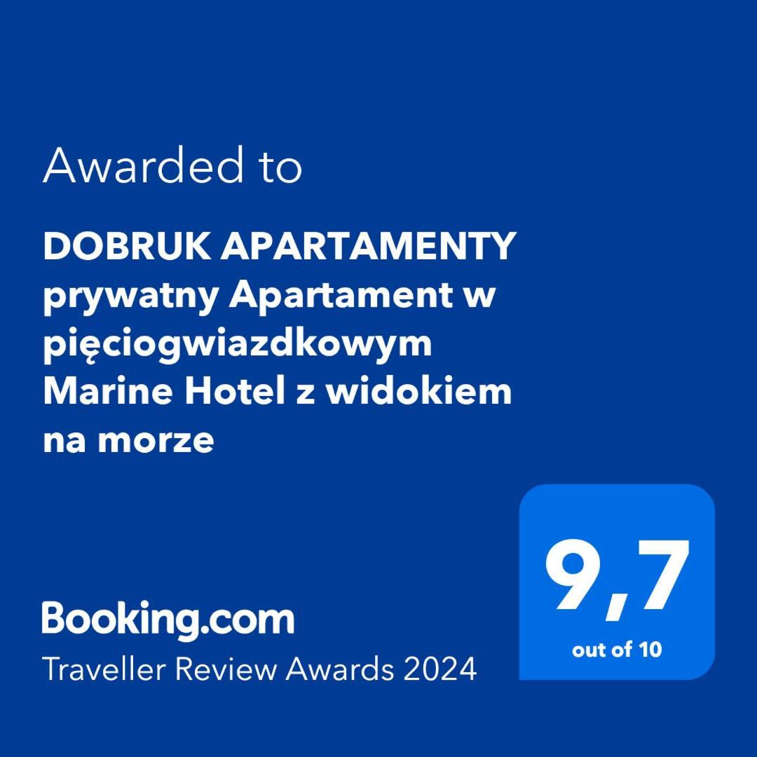 W Marine Hotel Przy Plazy Rowery W Cenie Prywatny 309 Dobruk Apartamenty โควอบเซก ภายนอก รูปภาพ